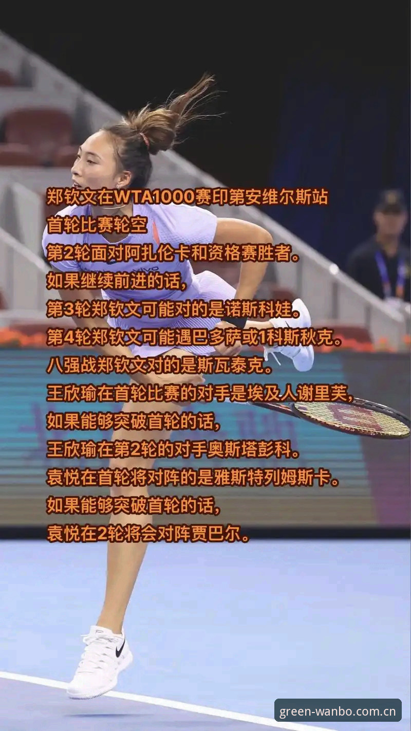 新万博manbetx使用教程功能详解 资深用户分享法网抽签观赛心得:通过新万博平台看郑钦文如何突围